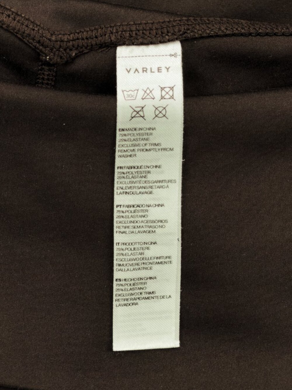 Varley FreeSoft High Rise Legging 25 Womens Size Medium Coffee Bean VAR01817 - Picture 10 of 15